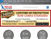 Tablet Screenshot of drivemiller.com